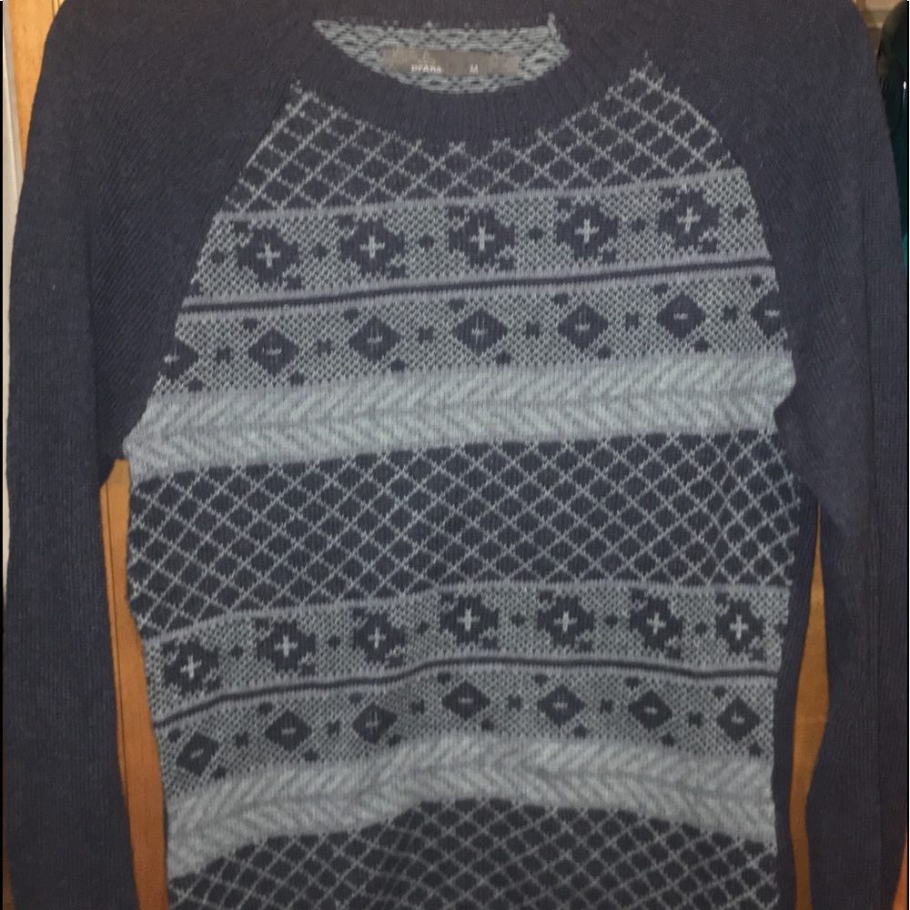 Prana Nordic Print Wool Blend Sweater